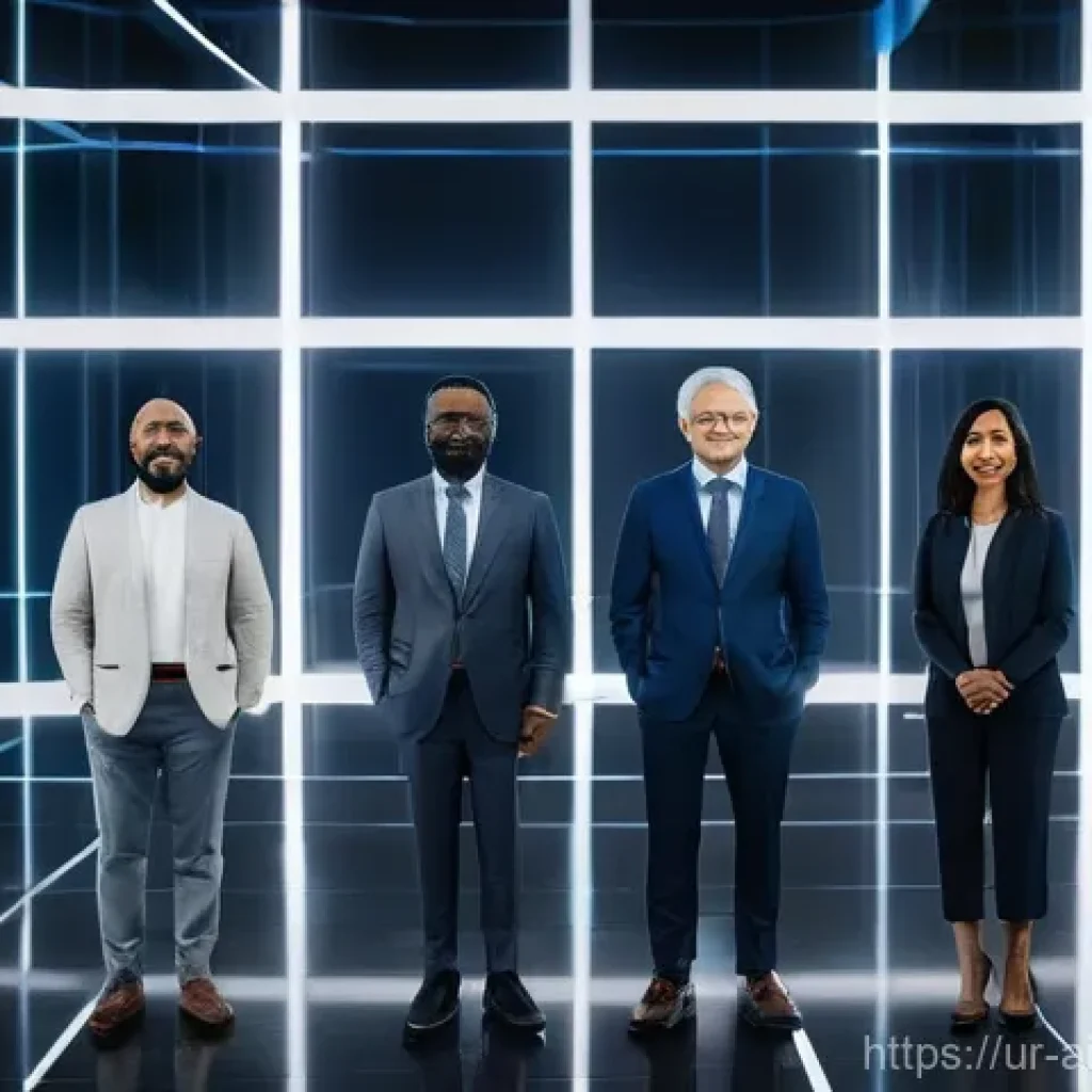 AI 윤리와 AI 윤리적 AI 기술 표준 - **Prompt for AI Justice and Inclusivity:**
"A visually striking and hopeful image depicting a di...