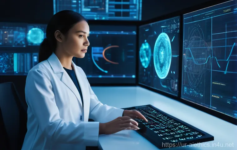 AI 윤리와 AI 윤리적 AI 기술 표준 - **Prompt for Data Privacy in a Smart Home:**
    "A warm and inviting interior shot of a modern smar...