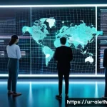 AI 윤리와 AI 윤리적 AI 라이센스 - **Prompt:** A visually compelling scene illustrating the concept of "Ethical AI Frameworks and Colle...